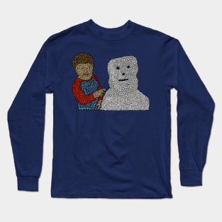 A Boy and His Snowman Long Sleeve T-Shirt